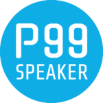 P99 Speaker icon Blue