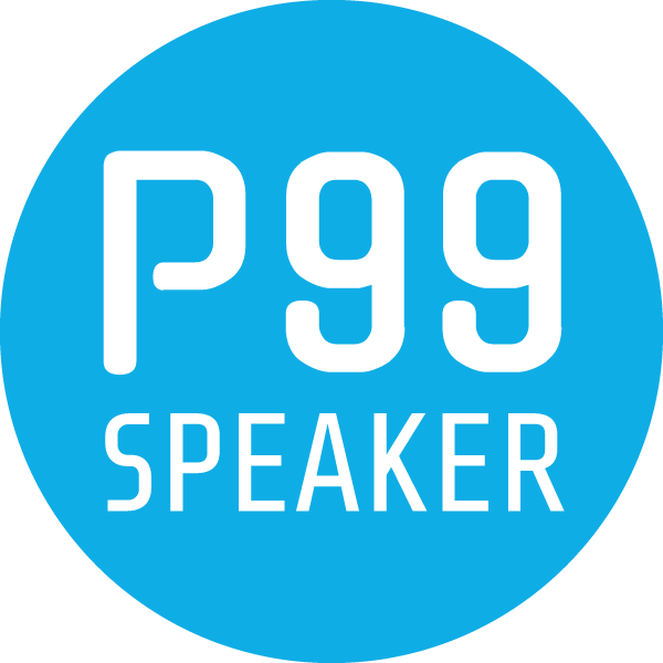 P99 Speaker icon Blue